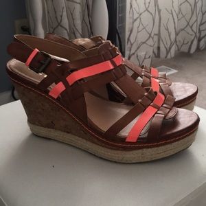 Spring wedge sandals